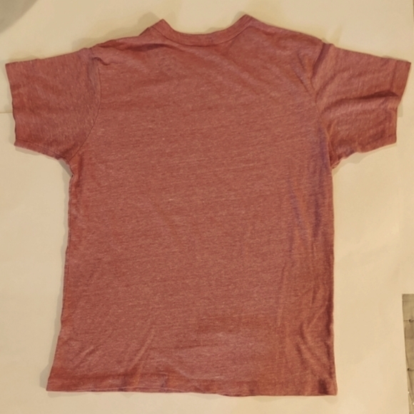 Mens Fossil heathered red t-shirt - Picture 4 of 6
